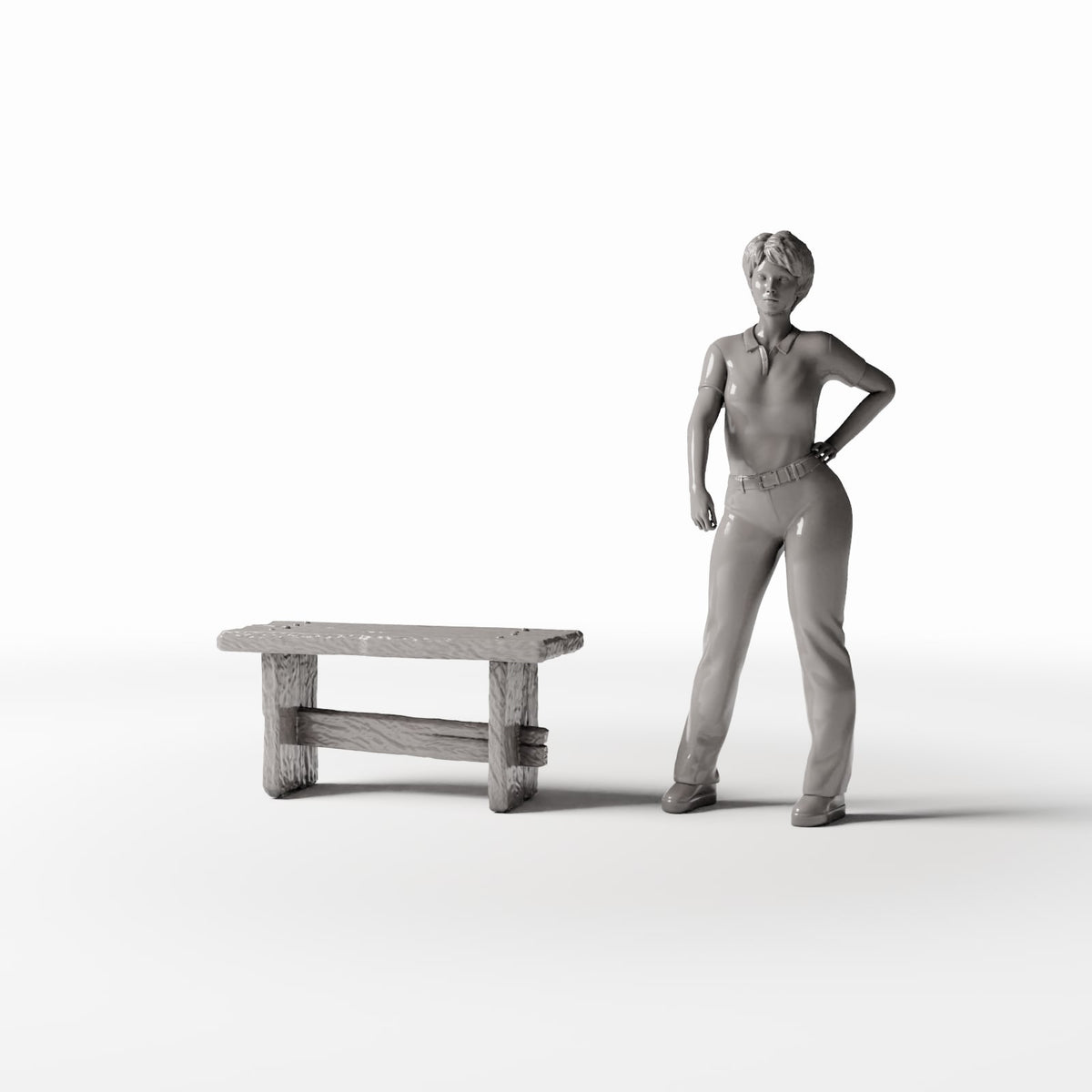 MyPortal Studios set 44, model 1487: naast een menselijke figuur op schaal 1:35