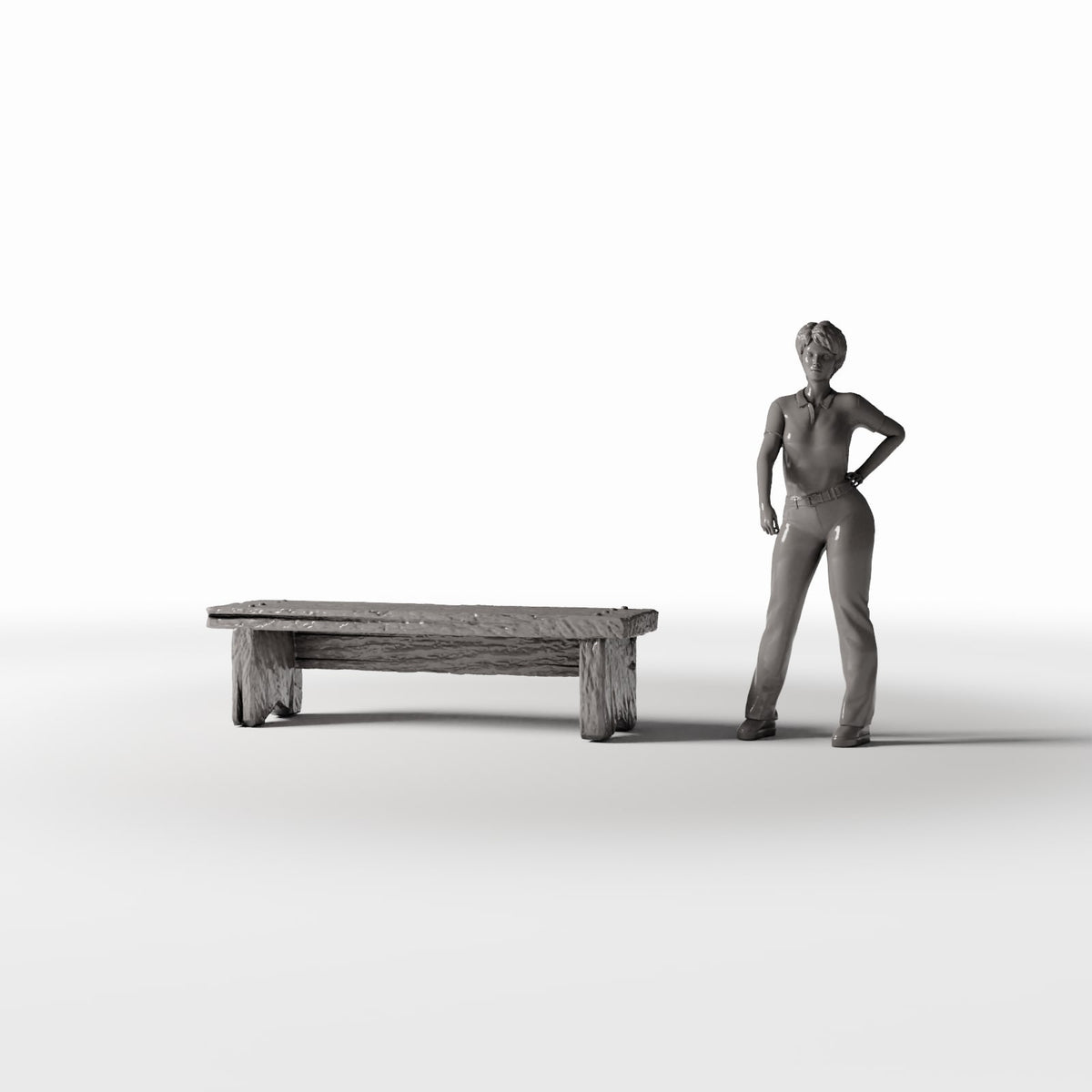 MyPortal Studios set 44, model 1488: naast een menselijke figuur op schaal 1:35