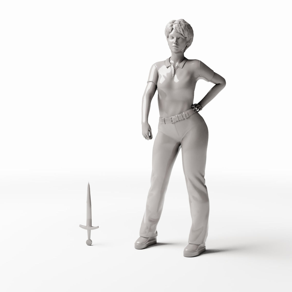 MyPortal Studios set 55, model 1383: naast een menselijke figuur op schaal 1:35