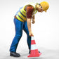 Productfoto 0: Wegwachter of Arbeider: Beveiliging met pylonen