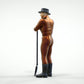 Diorama Modellbau Produktfoto 0: Lokheizer mit Kohleschaufel – Figur in Arbeitsanzug und Hut (Ref. Nr. 450)