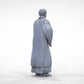 Productfoto diorama en modelbouw miniatuur figuur: geestelijke: pastoor / priester in mis
