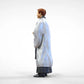 Productfoto diorama en modelbouw miniatuur figuur: geestelijke: pastoor / priester in mis