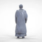 Productfoto diorama en modelbouw miniatuur figuur: geestelijke: pastoor / priester in mis
