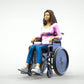 Diorama modelbouw productfoto 0: Vrouw in rolstoel – figuur in alledaagse kleding met lang haar (Ref. Nr. 451)