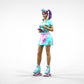 Productfoto 0: Ober op rolschaatsen 3: Bediening neemt bestelling op