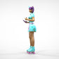 Productfoto 0: Ober op rolschaatsen 3: Bediening neemt bestelling op
