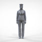 Produktfoto  0: Matrosin weiblich: Seemfrau in Uniform steht in Position