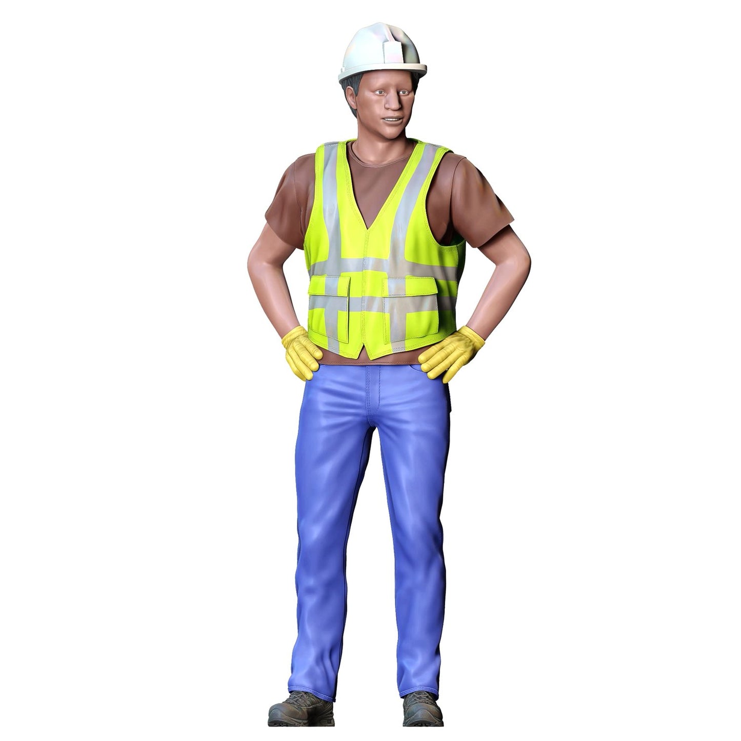 Productfoto 0: Wegenwerker met helm