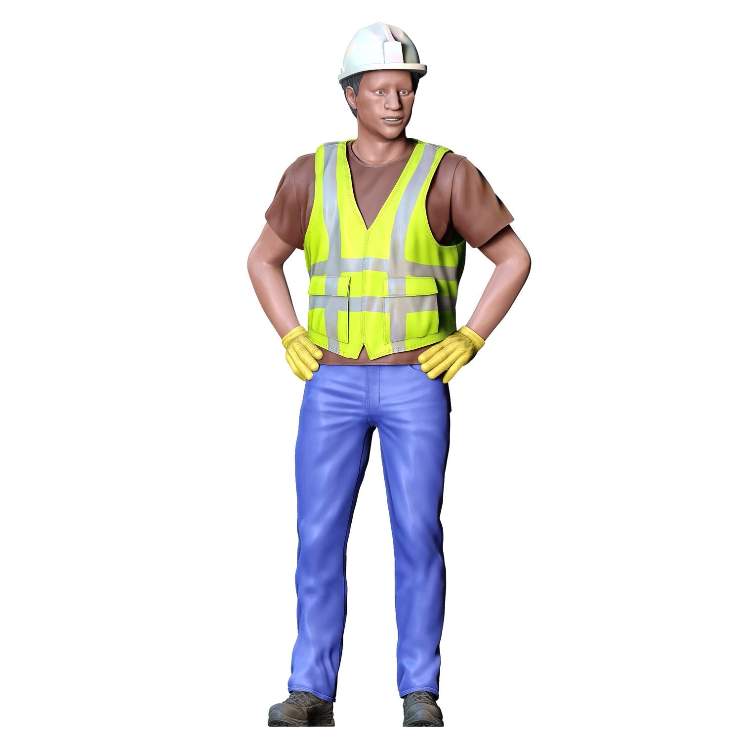 Productfoto 0: Wegenwerker met helm