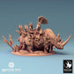 Productfoto Tabletop 28mm Lord of the Print (LotP) 0: Tabletop Miniatuur: Ork Oorlogsheer op Neushoorn-Oorlogsbest, Beestrijder-Paar, Monsterkavallerie (24_04_D3)