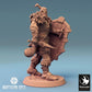 Productfoto Tabletop 28mm Lord of the Print (LotP) 0: Tabletop Miniatuur: Ork Krijger met Schild en Bijl, Orc Warrior, Schilddrager, Warlord (24_04_G1)