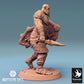 Productfoto Tabletop 28mm Lord of the Print (LotP) 0: Tabletop Miniatuur: Ork Krijger met Schild - Schildvechter, Frontvechter - Orc Warrior Shieldbearer (24_04_G2)