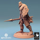 Productfoto Tabletop 28mm Lord of the Print (LotP) 0: Tabletop Miniatuur: Ork-Krijger en Speerdrager, Polearm-Strijder, Orc Soldaat met Stangenwapen (24_04_K1)