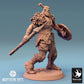 Productfoto Tabletop 28mm Lord of the Print (LotP) 0: Tabletop Miniatuur: Ork Speerdrager met Rond Schild, Orc Spearman, Ork Krijger, Stammeskrijger, Schilddrager (24_04_K2)