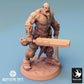 Productfoto Tabletop 28mm Lord of the Print (LotP) 0: Fantasy Figuur: Ork Krijger, Berserker met twee zwaarden, Stammeskampioen (Orc Dual Wield Warrior) (24_04_J5)
