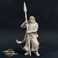 Productfoto middeleeuwse historische figuur 75mm schaal The Printing Goes Ever On (TPGEO) 0: Middeleeuwse ridderfiguren Ranger Speer B Woudlopers van het Noorden