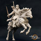 Productfoto middeleeuwse historische figuur 75mm schaal The Printing Goes Ever On (TPGEO) 0: Middeleeuwse ridderfiguren ranger ruiter zwaard - 75mm modellen - Woudlopers van het Noorden