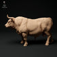 Productfoto dierenfiguur Animal Den Miniatures 0: Boerderijdierenfiguur: Rode Devon-stier (24_01_62)