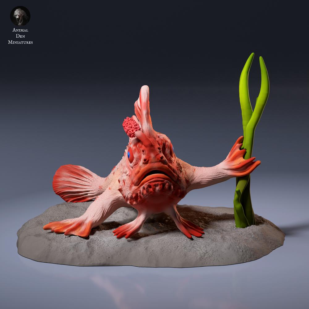 Productfoto dierenfiguur Animal Den Miniatures 6: zeedierenfiguur: rode handvis (26_09_01)