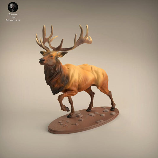 Productfoto dierenfiguur Animal Den Miniatures 0: wild dierfiguur: wapitihert (22_02_02)