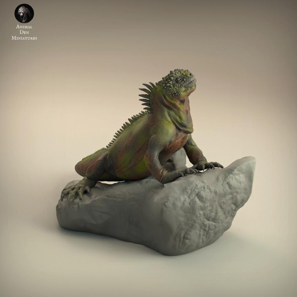 Productfoto dierenfiguur Animal Den Miniatures 1: zeedierenfiguur: zeeleguaan (22_03_03)