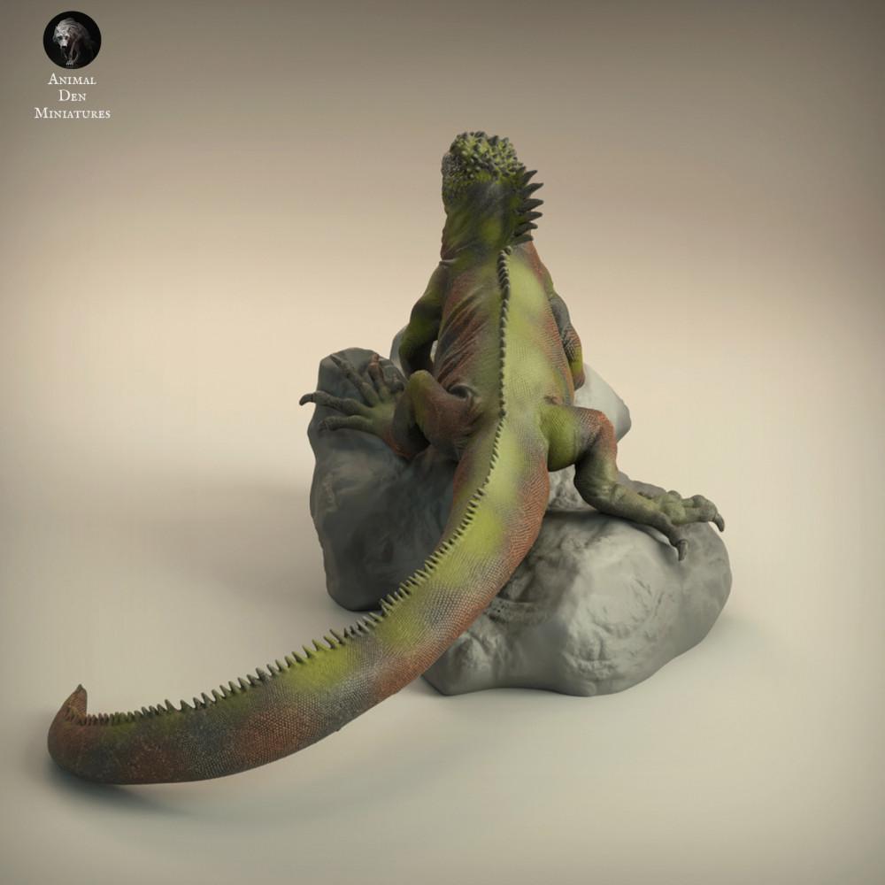 Productfoto dierenfiguur Animal Den Miniatures 2: Zeedierenfiguur: Zeeleguaan (22_03_03)