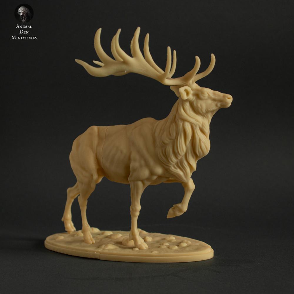 Productfoto dierenfiguur Animal Den Miniatures 3: wilddierenfiguur: wapitihert (22_02_02)