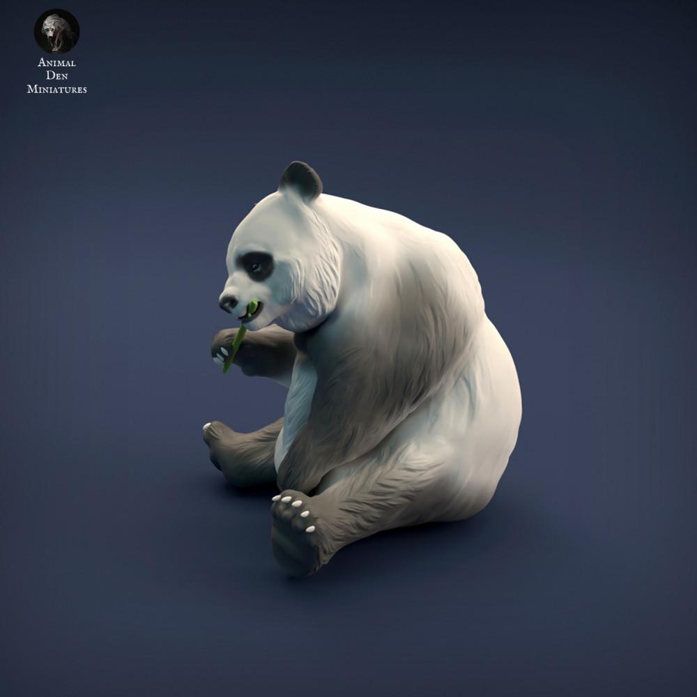 Productfoto dierenfiguur Animal Den Miniatures 2: Wild dierfiguur: Grote panda (21_12_03)