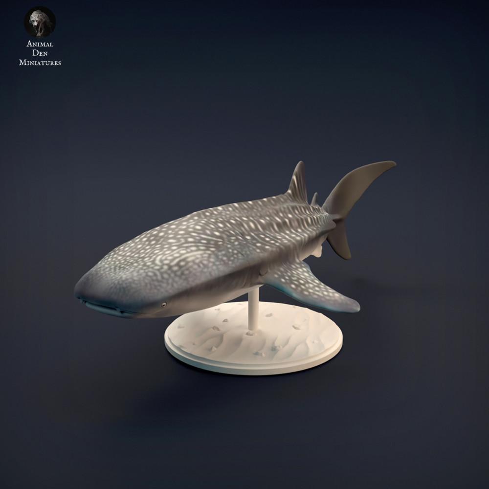 Productfoto dierenfiguur Animal Den Miniatures 1: zeedierfiguur: walvishaai (22_02_01)