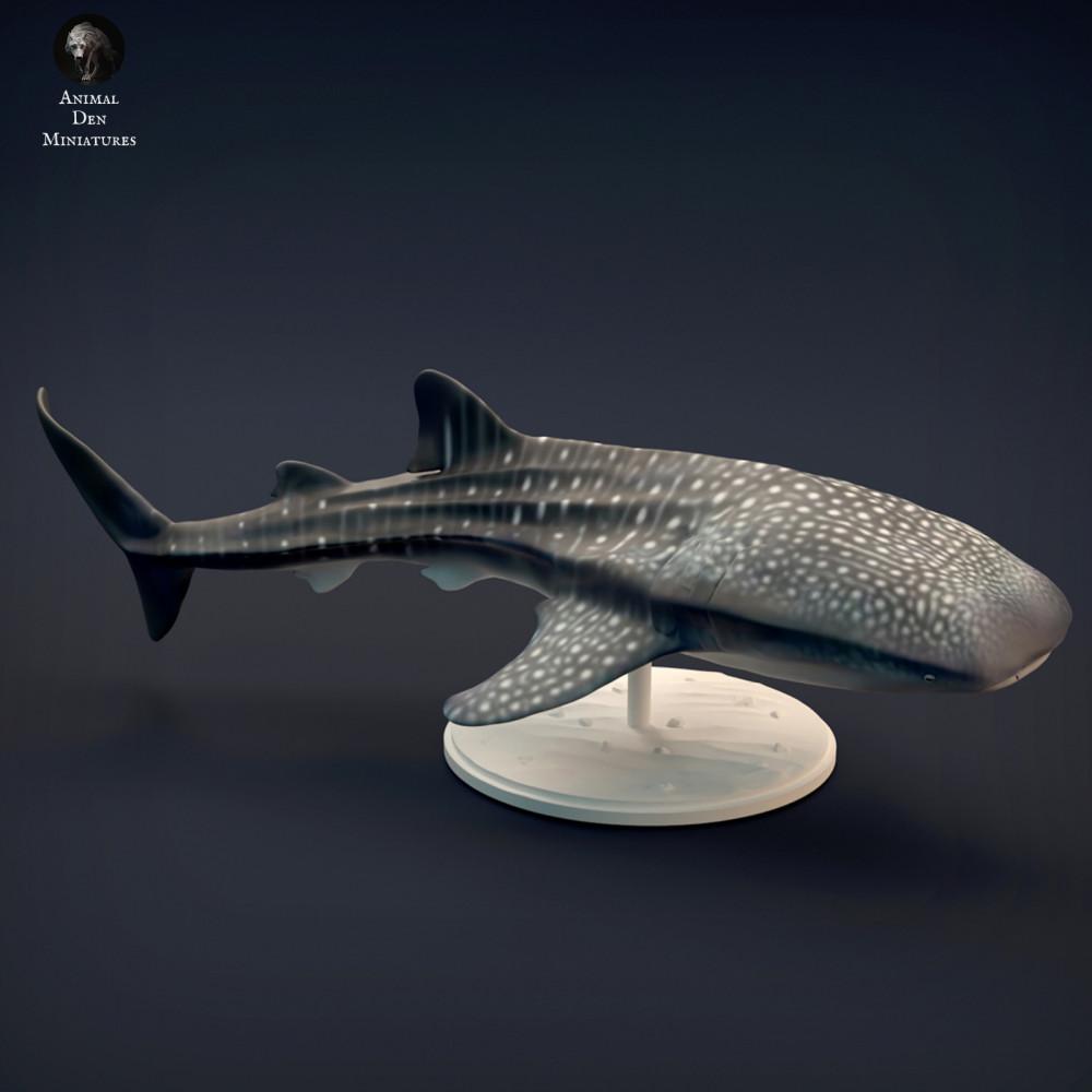 Productfoto dierenfiguur Animal Den Miniatures 3: zeedierfiguur: walvishaai (22_02_01)