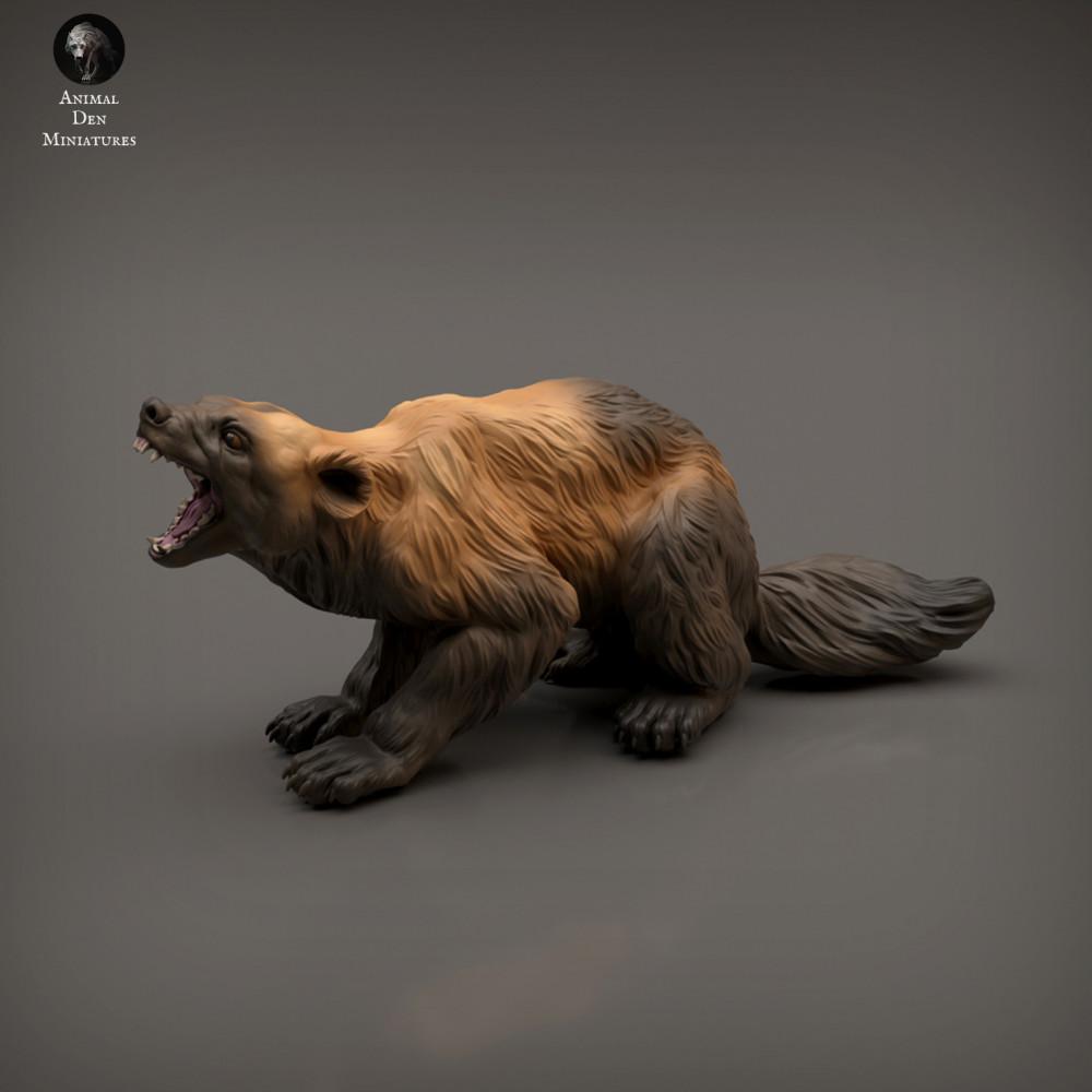 Productfoto dierenfiguur Animal Den Miniatures 2: Wilddierfiguur: veelvraat (22_03_02)