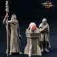 Productfoto Tabletop 28mm The Printing Goes Ever On (TPGEO) 0: Witte tovenaar met dienaar: Kwade magiër met toverbol artefact
