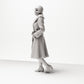 Diorama modelbouw productfoto 1: Historisch diorama figuur: Moeder met kind op het perron (jaren 1920-1930) (sc05)