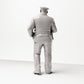 Diorama modelbouw productfoto 2: Historisch diorama figuur: conducteur / kaartjescontroleur met perforator, jaren 1920-1930 (sc09)