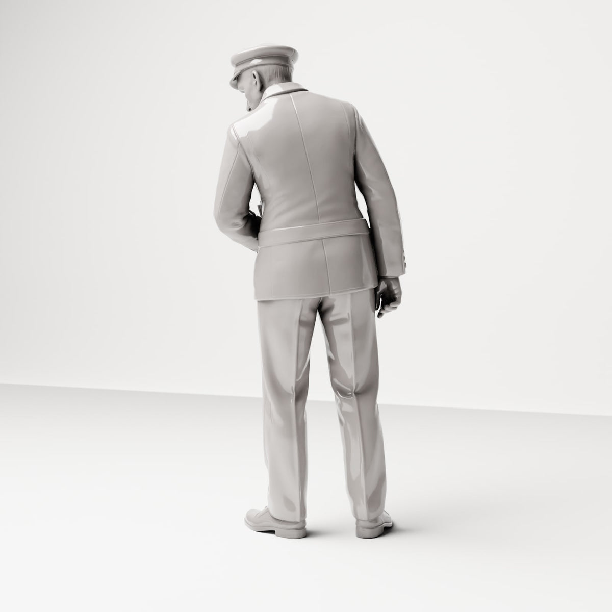 Diorama modelbouw productfoto 2: Historische dioramafiguur: scheepssteward met passagierslijst (sc16)