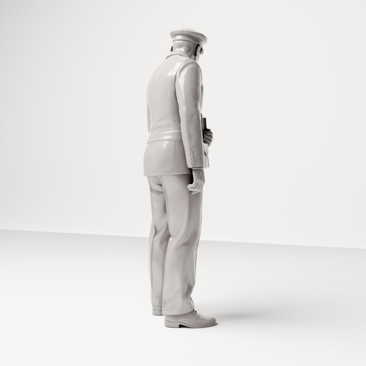 Diorama modelbouw productfoto 3: Historische dioramafiguur: scheepssteward met passagierslijst (sc16)