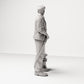 Diorama modelbouw productfoto 3: Historische dioramafiguur: zeeman of kadepersoneel met meertouw (sc20)