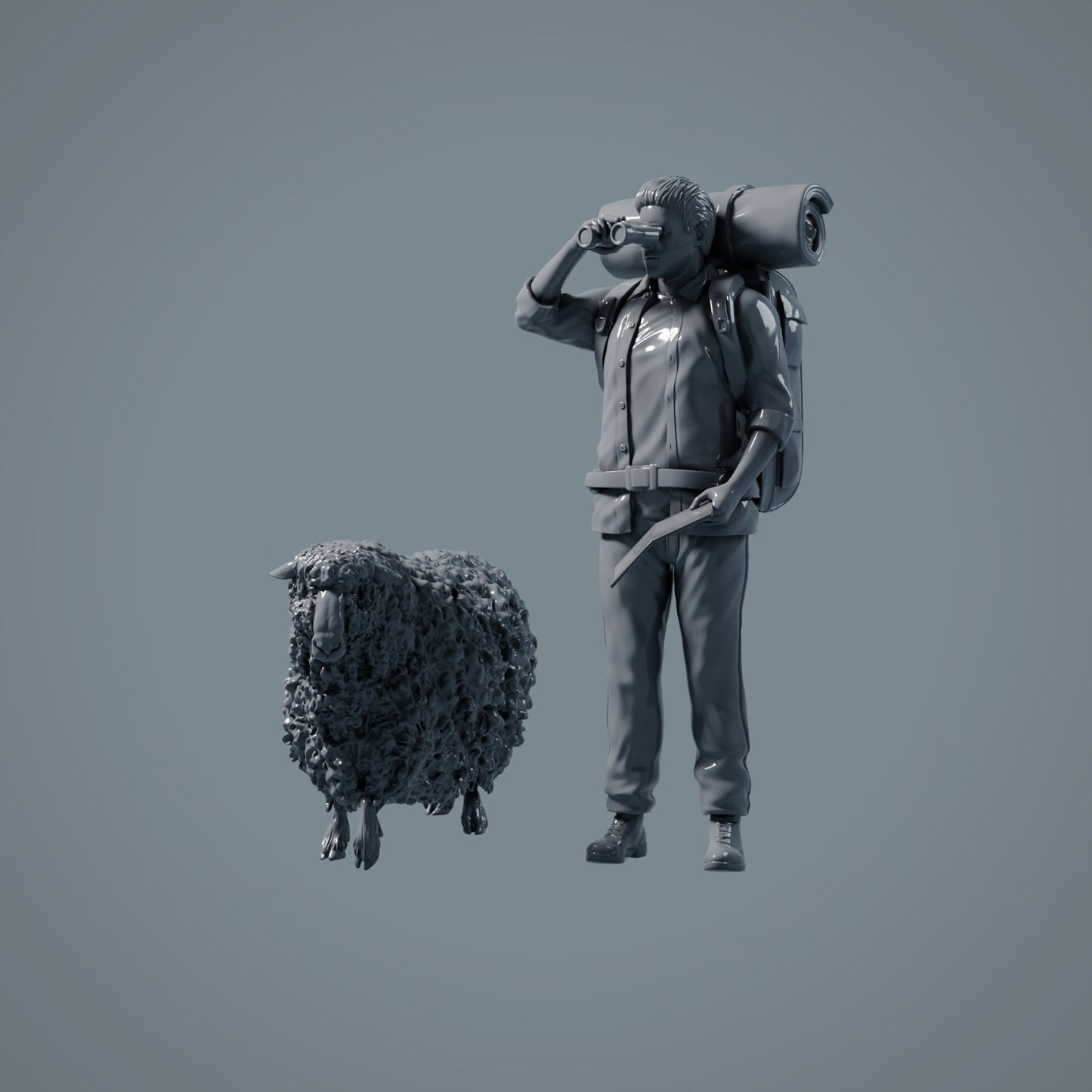 Boerderij Dier Figuren: Schaap - lopend Schaap 1 (a022)