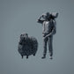 Boerderij Dier Figuren: Schaap - staand schaap 3 (a026)