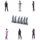 Productfoto Diorama en modelbouw miniatuurfiguur: bestuurder set, 6 figuren