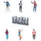 Productfoto Diorama en Modelbouw Miniatuurfiguur: Sprayer Gang Set, 6 Figuren