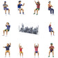 Productfoto Diorama en modelbouw miniatuurfiguur: Toeschouwer Set 4, 10 figuren