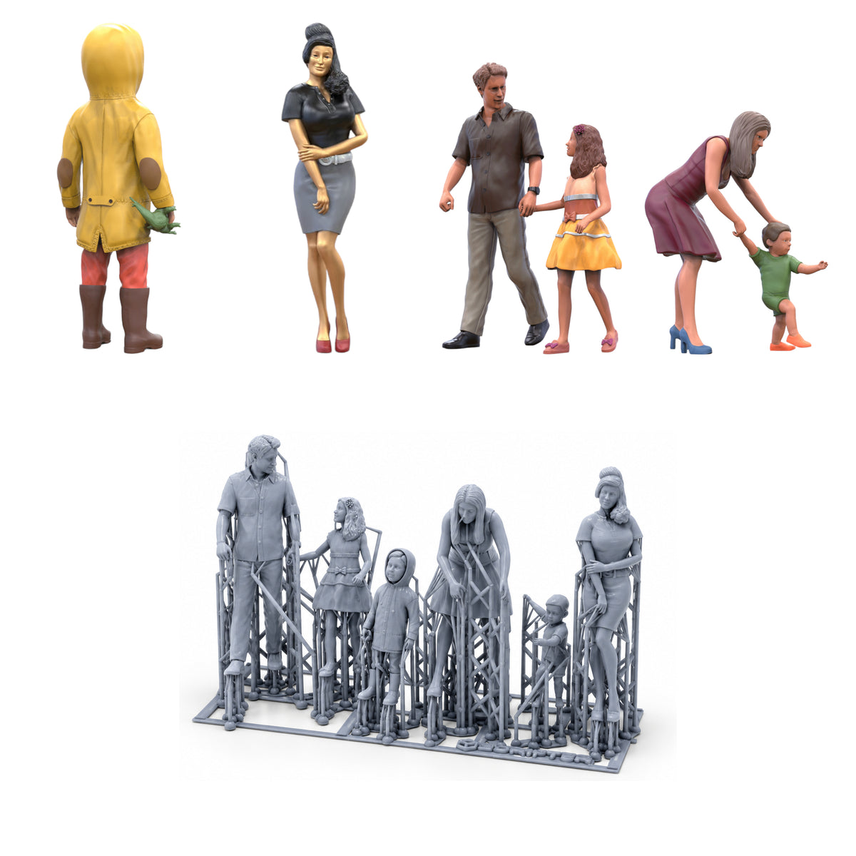 Productfoto 0: Gezinsset: Vader, Moeder, Kind