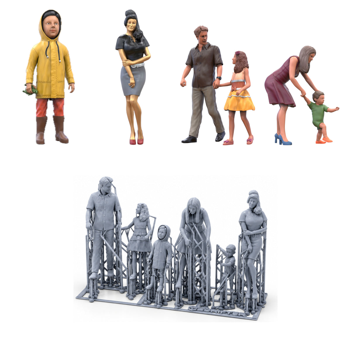 Productfoto 0: Gezinsset: Vader, Moeder, Kind