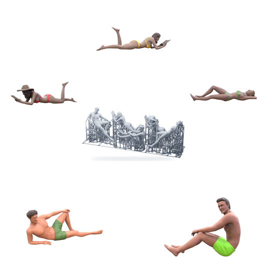 Productfoto 0: Badgasten: Vakantie aan het Strand Set