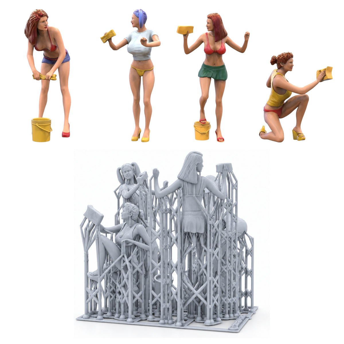 Productfoto 0: Carwash Girls: Voertuigwas Set