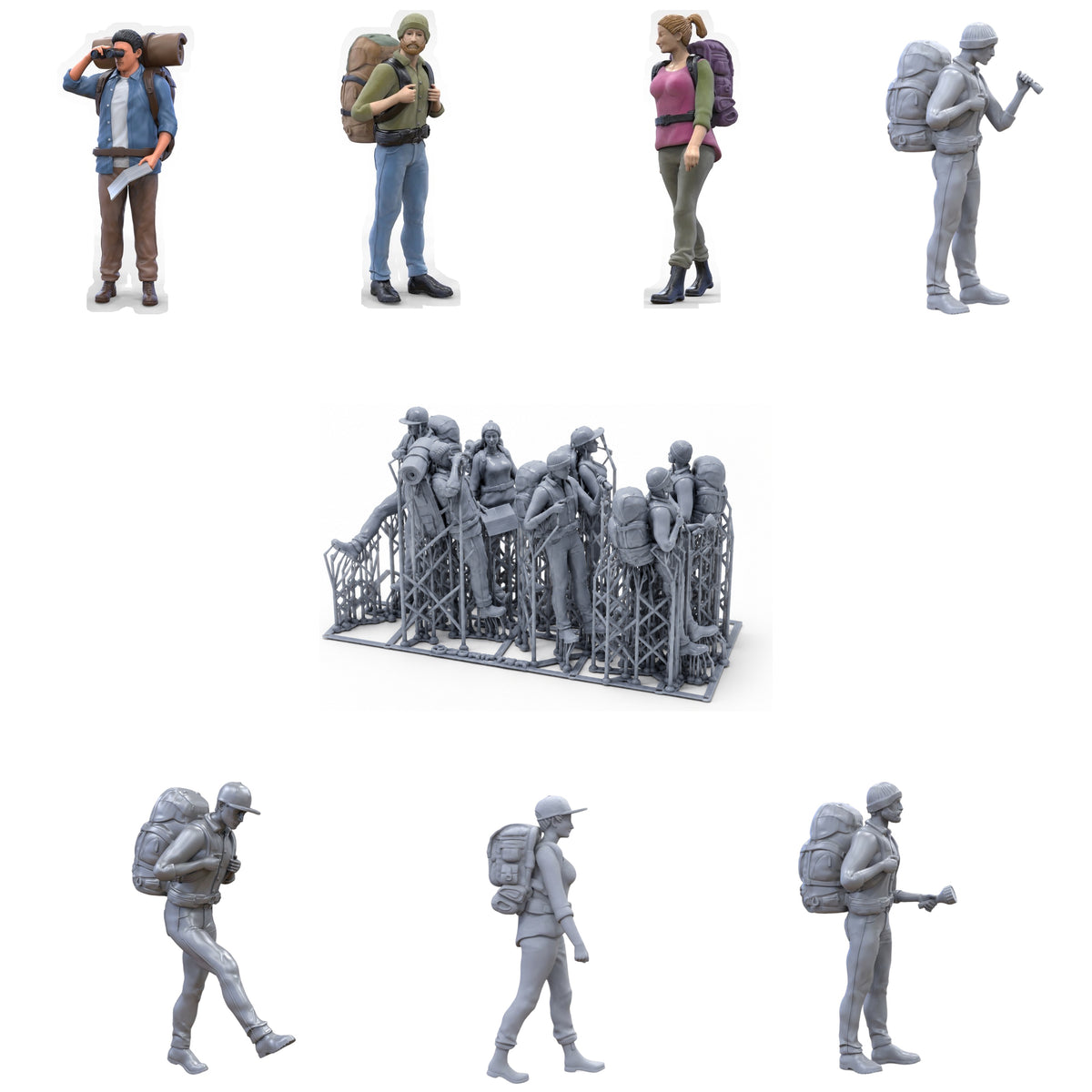 Productfoto 0: Wanderer: Wandeling in de bergen Set