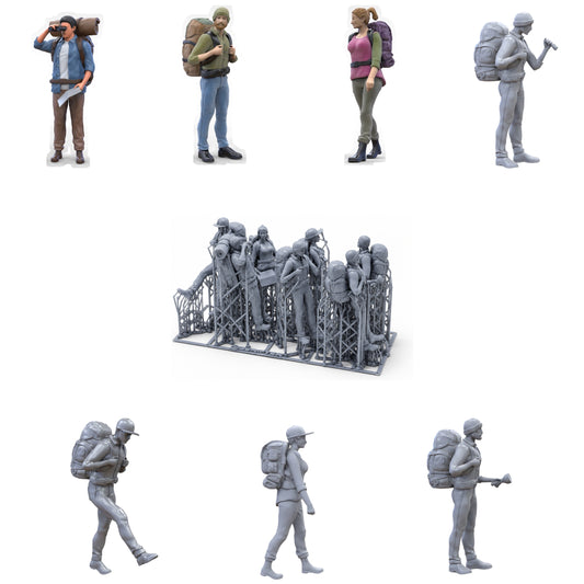 Productfoto 0: Wanderer: Wandeling in de bergen Set