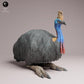 Productfoto Tabletop 28mm Lord of the Print (LotP) 3: Dierenfiguur uit de jungle: helmkasuaris - liggend (26_05_08)